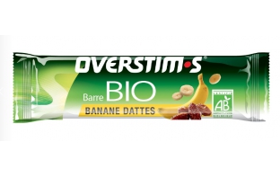 Barre énergétique OVERSTIM'S Bio -Banane Dattes-