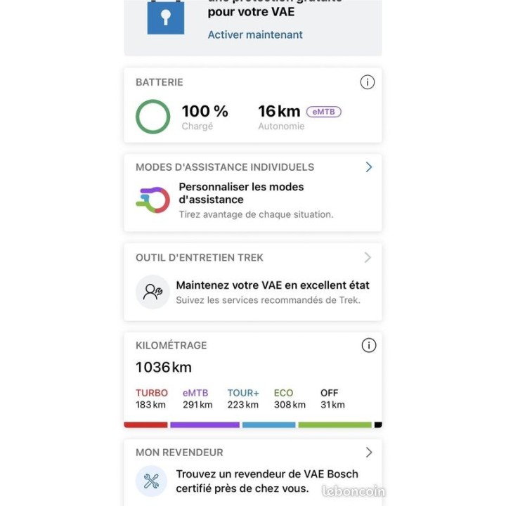 Trek Rail 7 VTTAE occasion taille L (1 036 km) – Bosch CX 625 Wh | dVélos Annecy