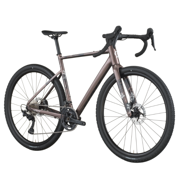 SCOTT Speedster Gravel Team – Gravel alu 6061 GRX 2x12 pneus 700x45